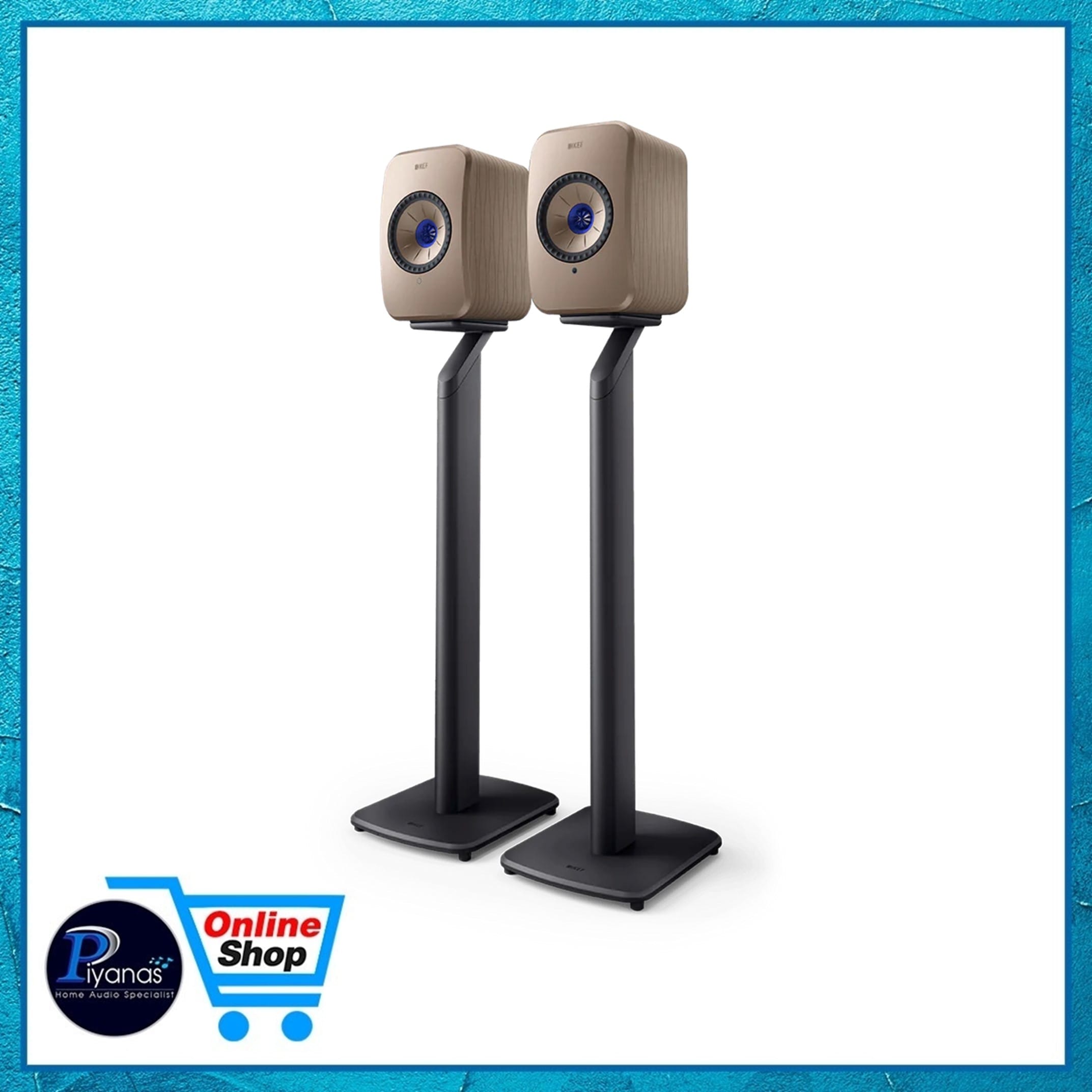 ขาตั้งลำโพง KEF : LSX II S1 FLOOR STAND สีเทาเข้ม (คู่)_2